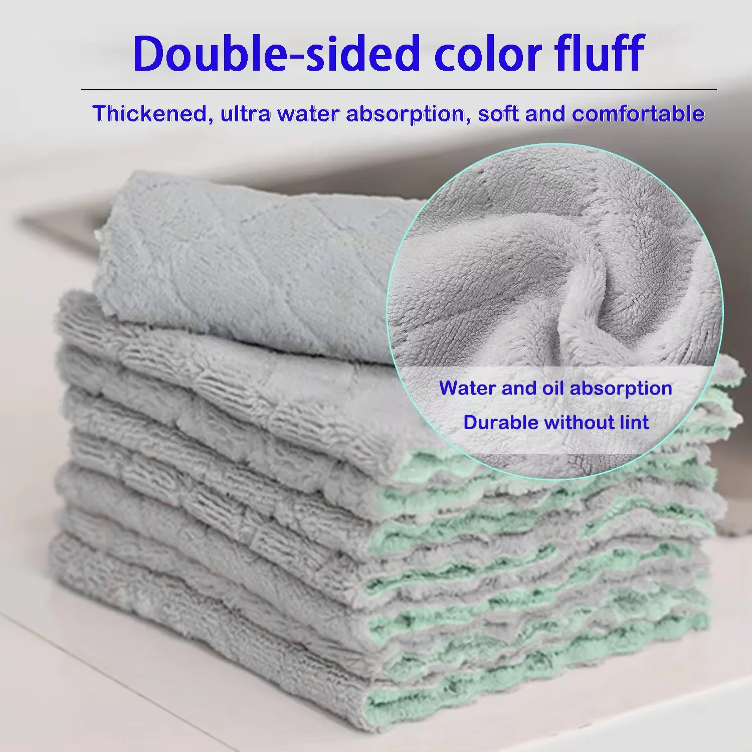 Premium Microfiber Cleaning Cloth Lint Free Micro Fiber Cleaning Dish Towels for House Kitchen Car Glass Window Microfiber Towel