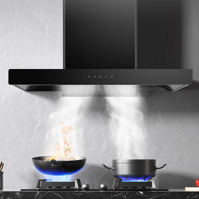 household 900mm Range Hood Smart Smoke Extractor Hood Cooker Chimney Exhaust Range Hood For Kitchen