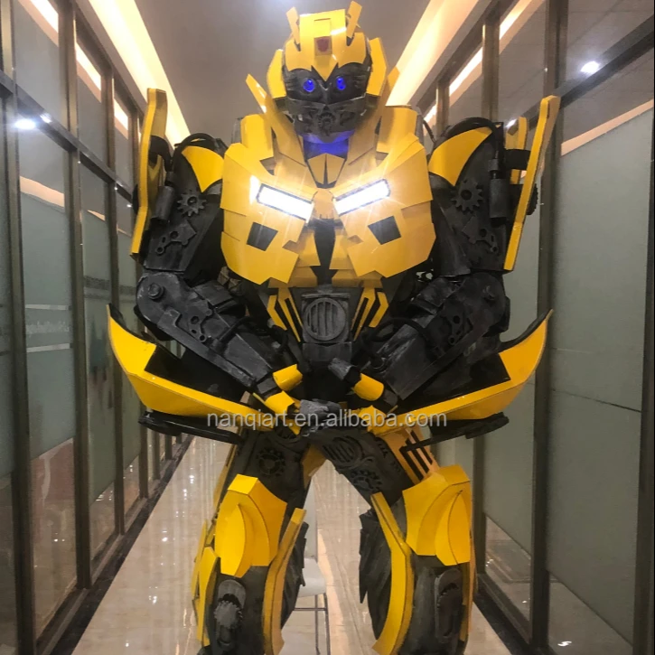 2022 New Arrival 10ft Tall Realistic Human Wearing Animatronic Cosplay Robot Costume For Entertainment Park
