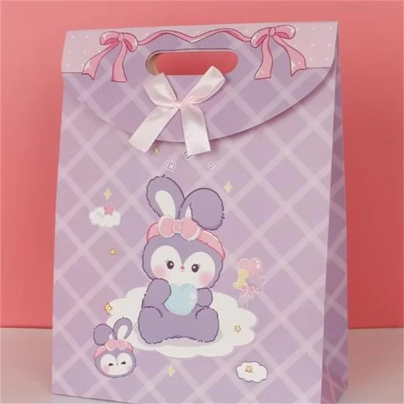 Custom Logo Luxury Gift Bags Wholesale Colorful Designed Printing Cute Reusable Shopping Party Present Bag With Handle