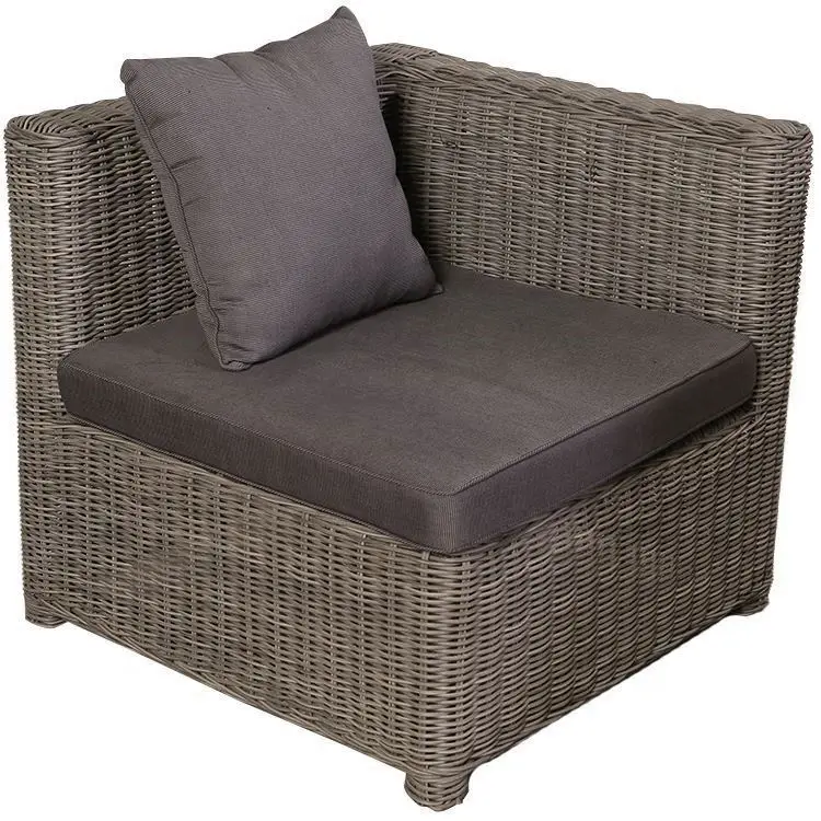 Yinzhou Living L Shape Rattan Patio Furniture Outdoor Furniture Garden Rattan Sofa Set