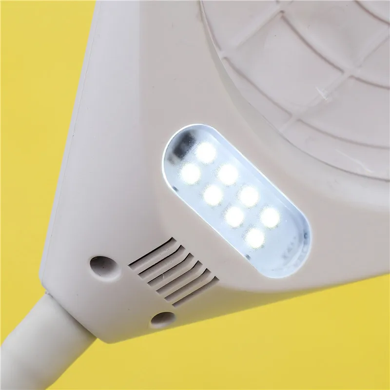 2X Desktop clip-type multi-function magnifying glass With 8LED Illumination Rechargeable Battery