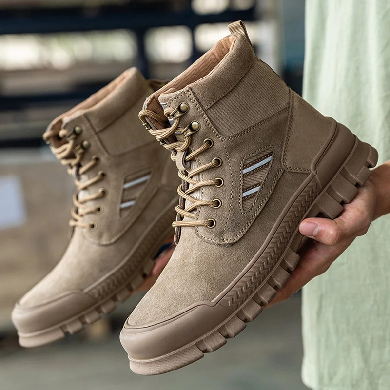 High quality black Leather Safety Shoes Industrial Cheap Work Shoes Security Shoes Steel toe