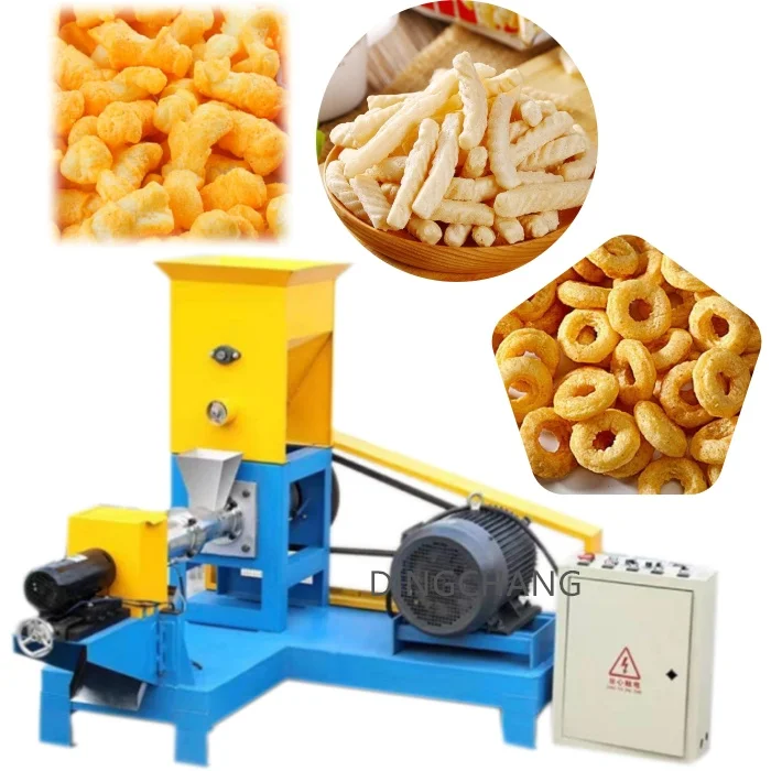 Commercial	corn flakes puffed	industrial gourmet popcorn making machine commerci	rice crispy snacks food making equipment