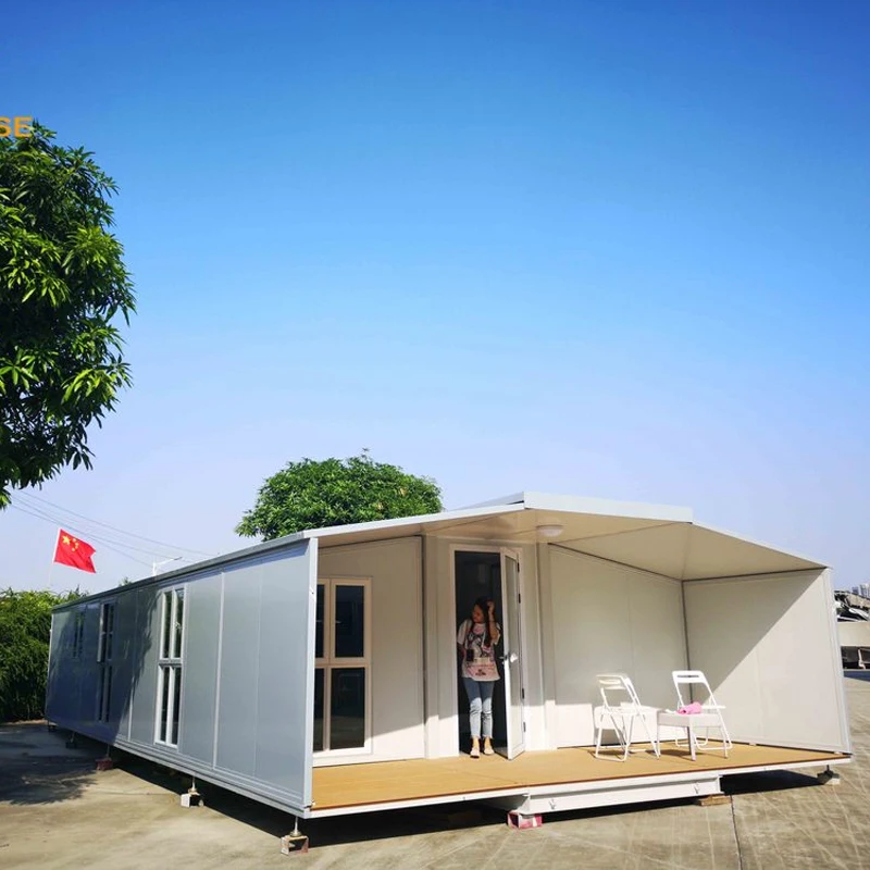 Container moder building structure shed by steel structure home fashion house red steel panel house container house