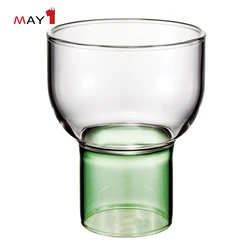 New creative colourful cola ice water beverage frozen glass coffee cup