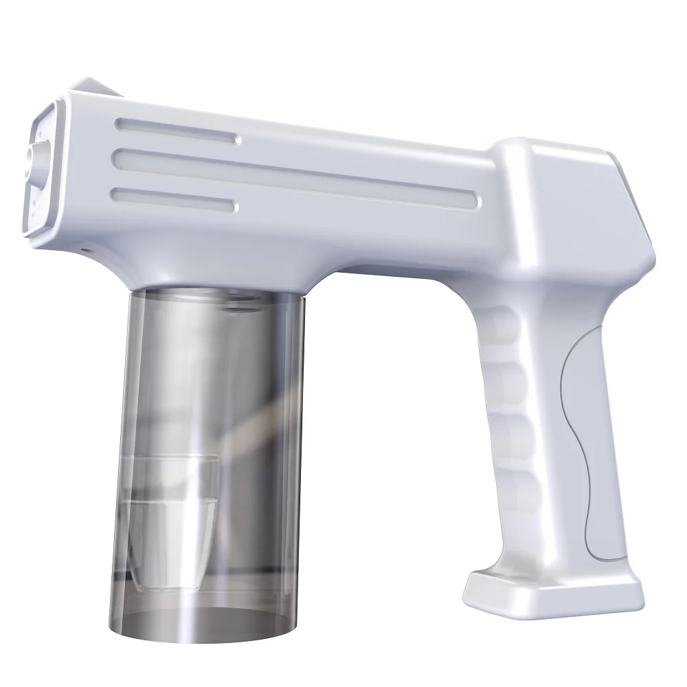 K5 Rechargeable Portable Blue Light Nano Wireless Alcoholic Disinfection Gun Sanitizer Spray Gun