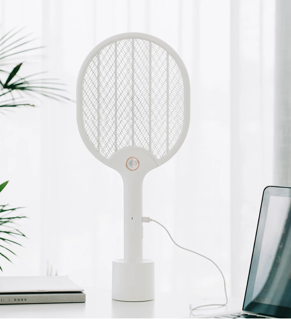 
Xiaomi Youpin Electric Mosquito Swatter Rechargeable LED Electric Insect Bug Fly Mosquito Dispeller Killer Racket 3-Layer Net 