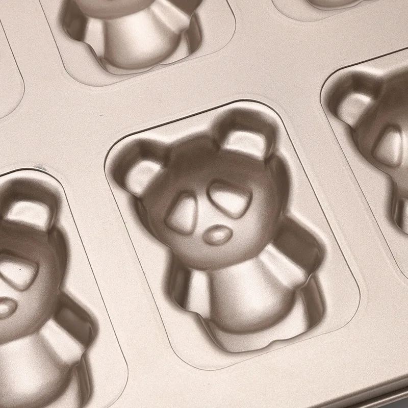 Cartoon Bear Shape Biscuit Oven Non Stick Baking Mold Pan Mould Bakeware Household Kitchen Baking Tools