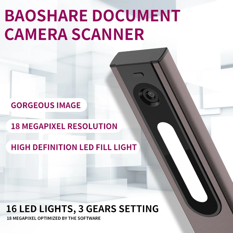 portable scanner high resolution Document Camera and book scanner scanner for documents a3 GP1300AF-6S