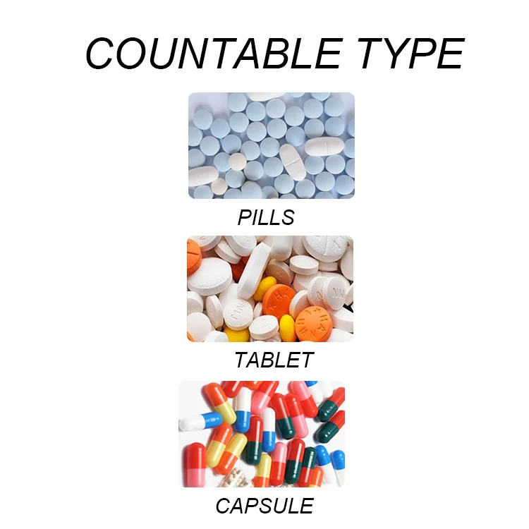 DXS100-2 High Accuracy Automatic Granule Pill Capsule Tablet Seed Screw Diamond Counting Machine