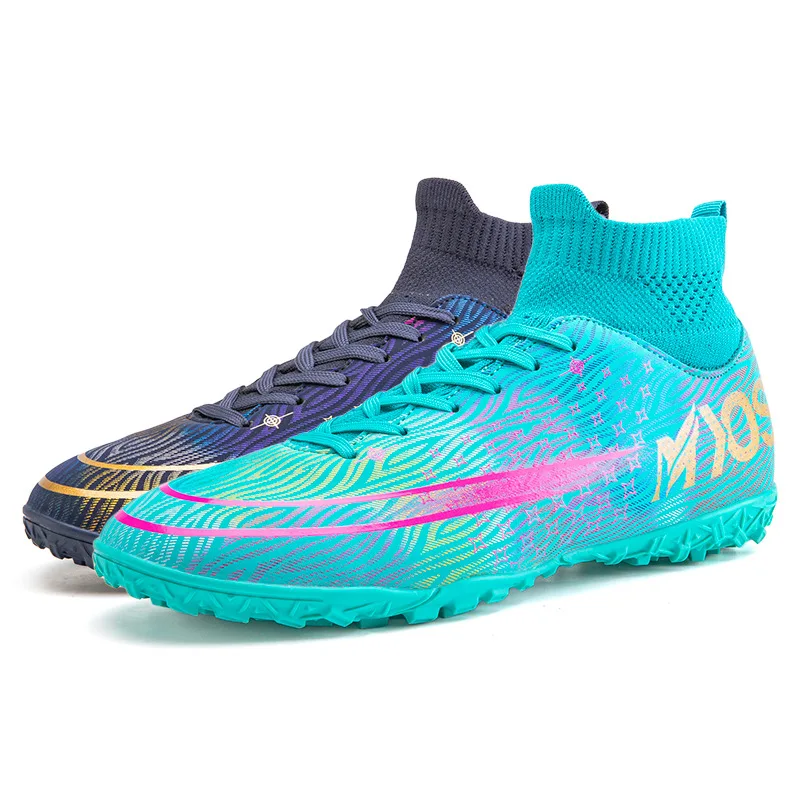 Wholesale Top Quality Outdoor Mens High Ankle Sports Soccer Boots Football Shoes of football