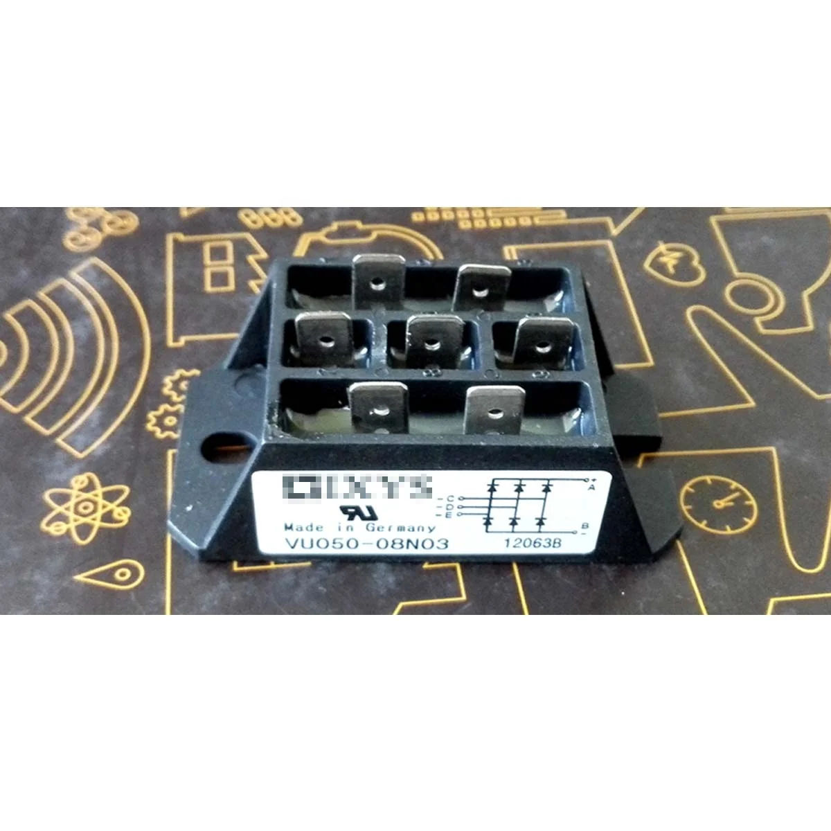 WGZX Three Phase Rectifier Module VUO50-16No3 60-18N03 -N -3