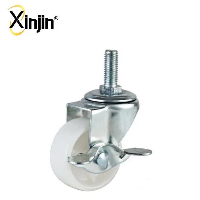 Фиксированные пластиковые нейлоновые ролики для мебели 2,5 дюйма