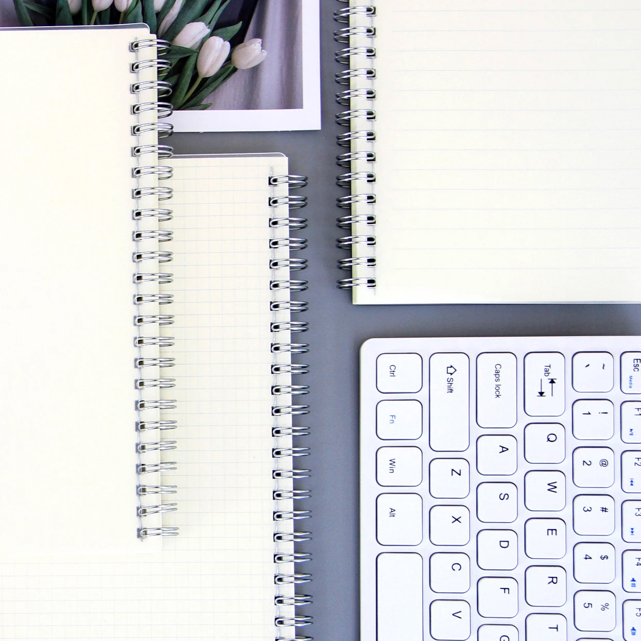 Quality Choice Personalized Spiral Bound Journal Eco Friendly Pp Transparent Coil Notebook for Students