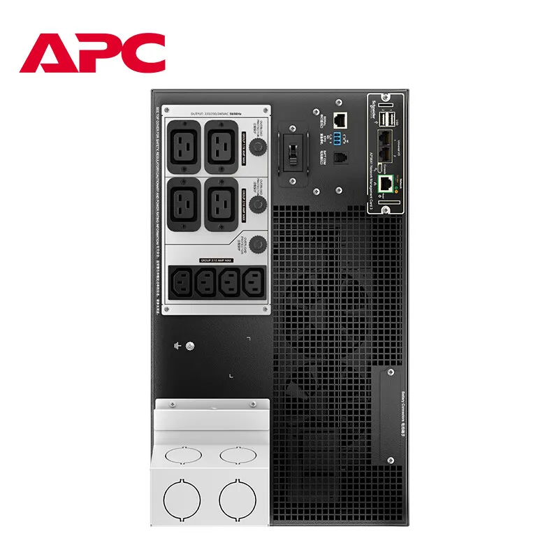 Schneider SURT10000XLI-CH 10000V 8KVA 12KW uninterruptible power supply output power UPS APC Smart RT UPS with external battery