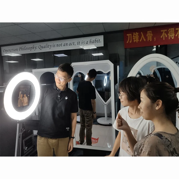 Magic Small iPad Stand Mirror Pphoto Booth for Party