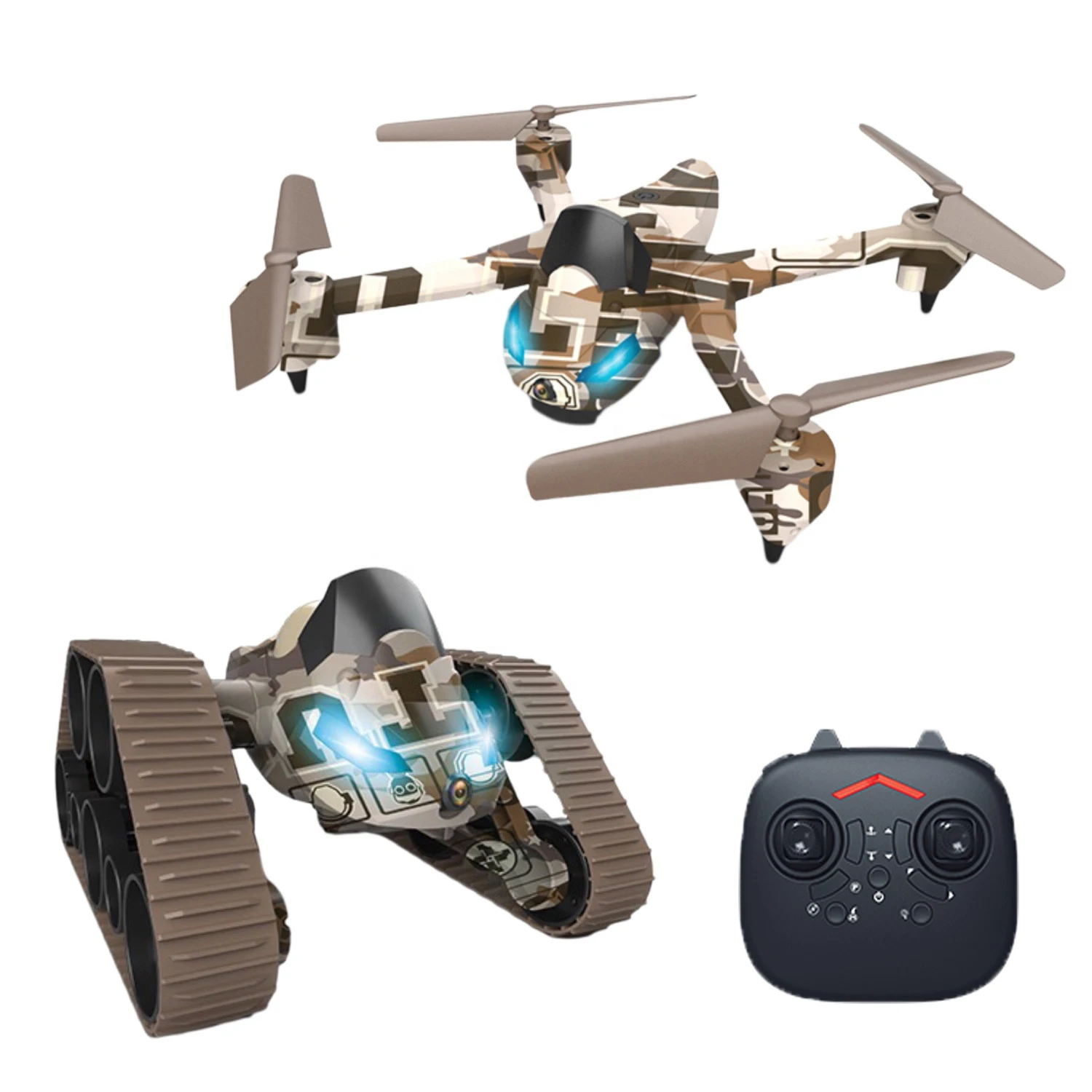Wholesale with camera 4K HD mini helicopter ufo rc drone Tank watch remote control drone 2 in1 cheapest drone with camera