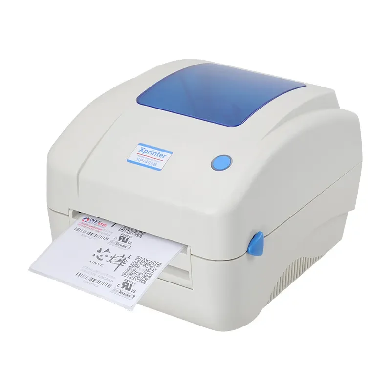 Xprinter Shipping Label Printer XP-490B Barcode Label 4x6 Roll Sticker Thermal Printer With Blue Tooth Thermal Label Printer