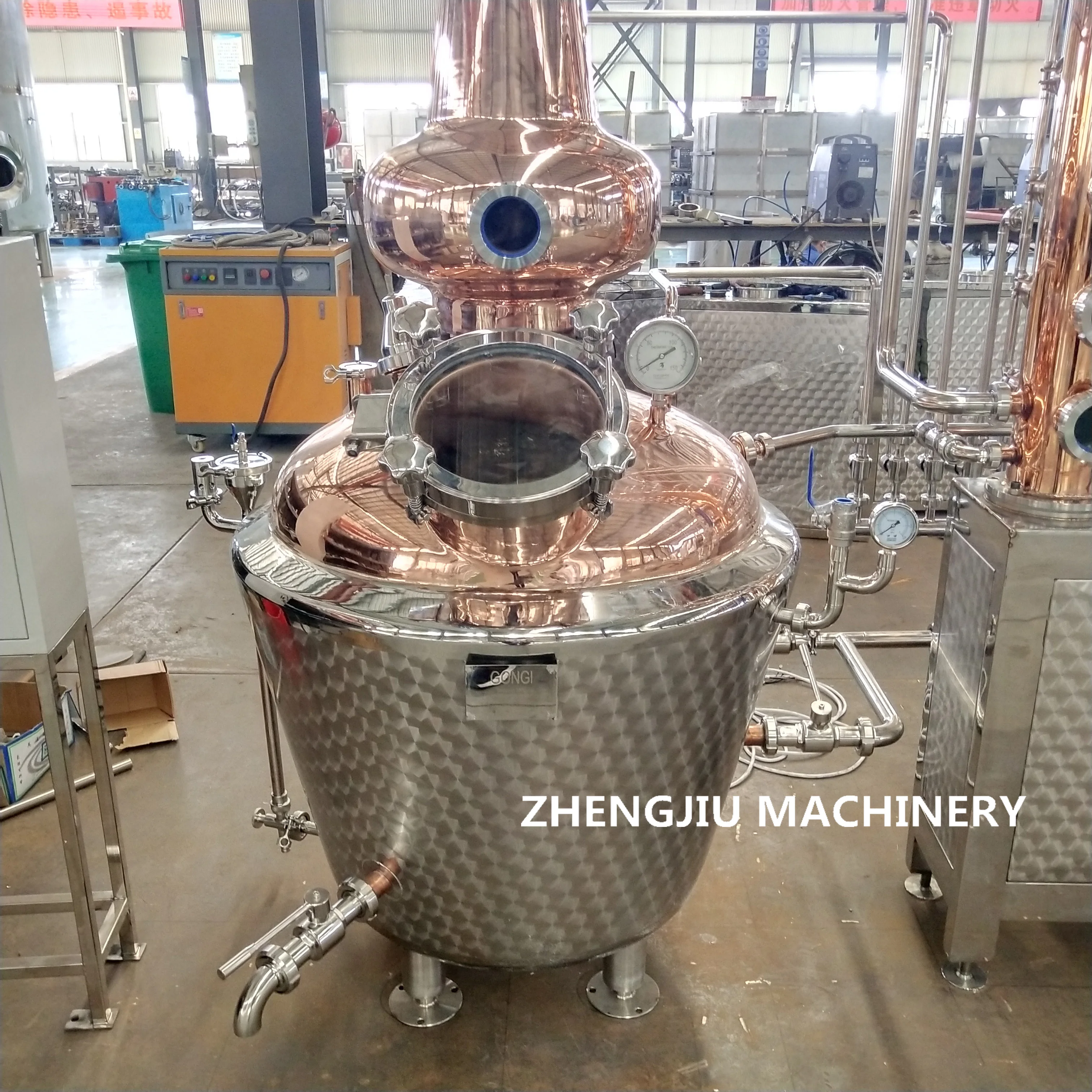 200L alcohol distillation column vodka distillery distiller whiskey gin distilling for sale