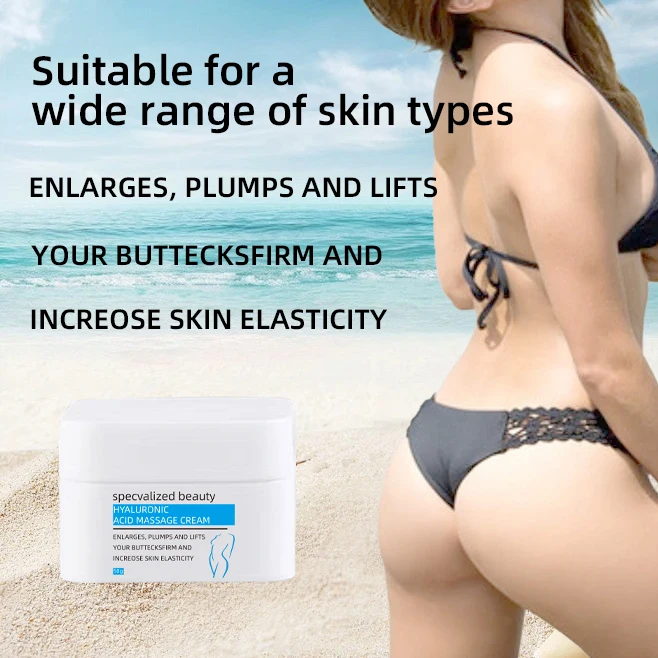 Own brand can be customized easily. Special for beauty salons.100% pure natural enhanced big butt lift hip firming massage cream