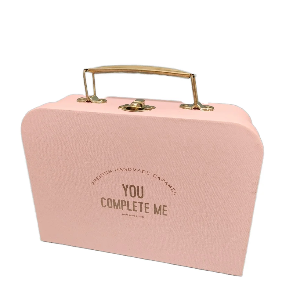 Waterproof Embossed Suitcase Box Single-Side Coated with Starch Corrugated Paper Texture Compatible with Digital Printing
