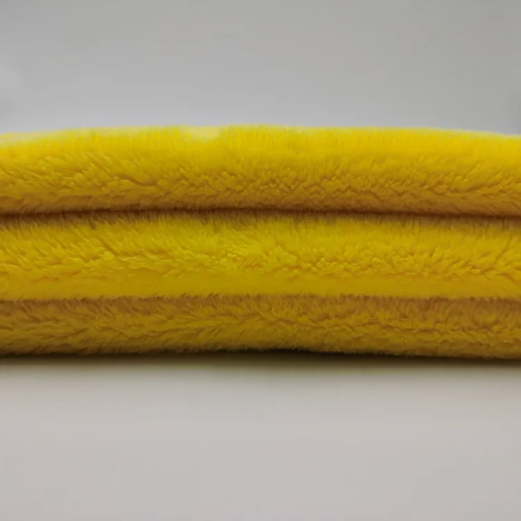 Double Side  Cloth Fabric Arctic Velvet  100% Polyester Knitting Pile Wool