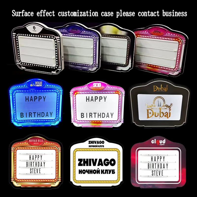 min message board for night clubs club led acrylic