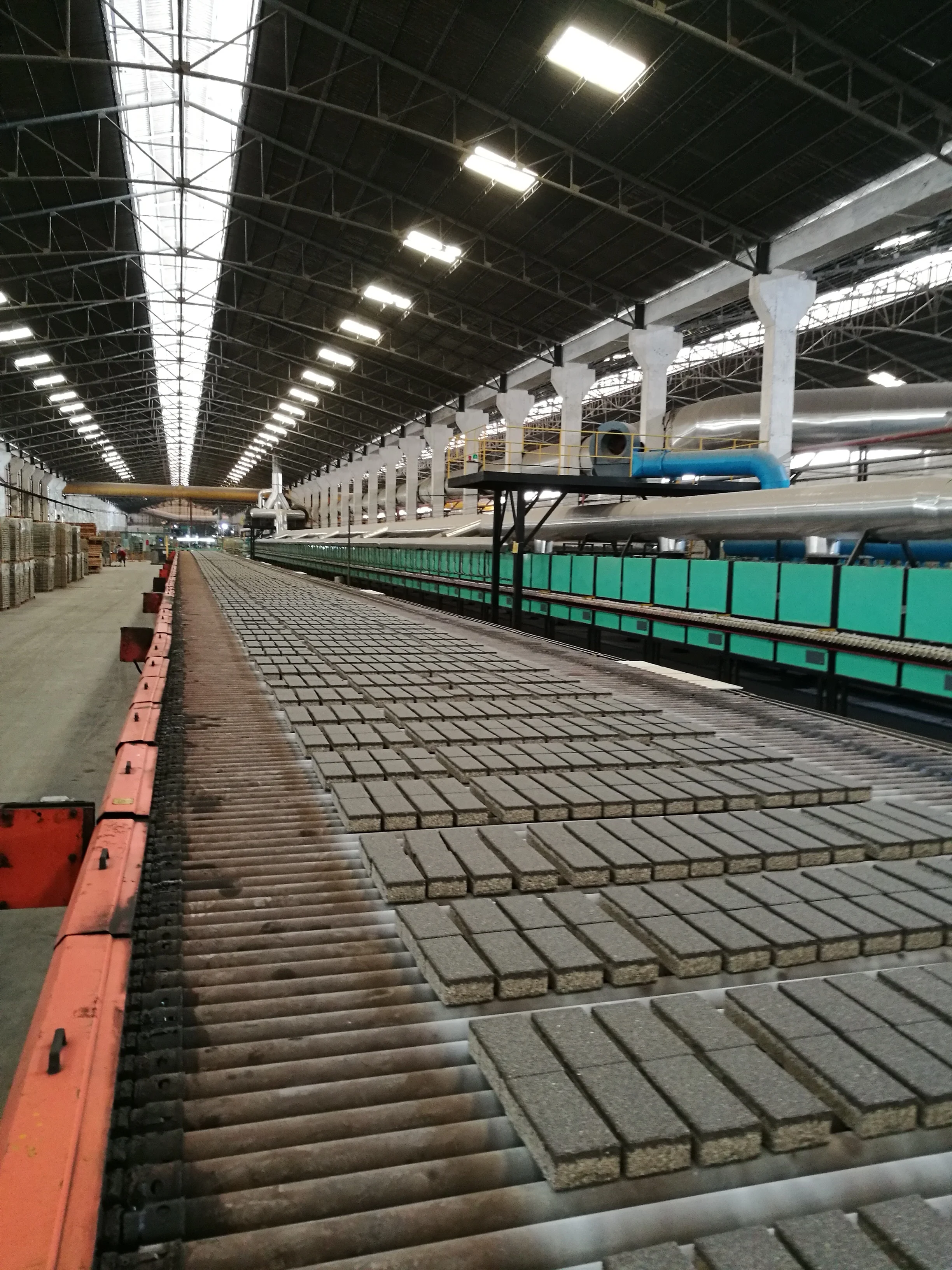 
Water permeable ceramic block pavers 