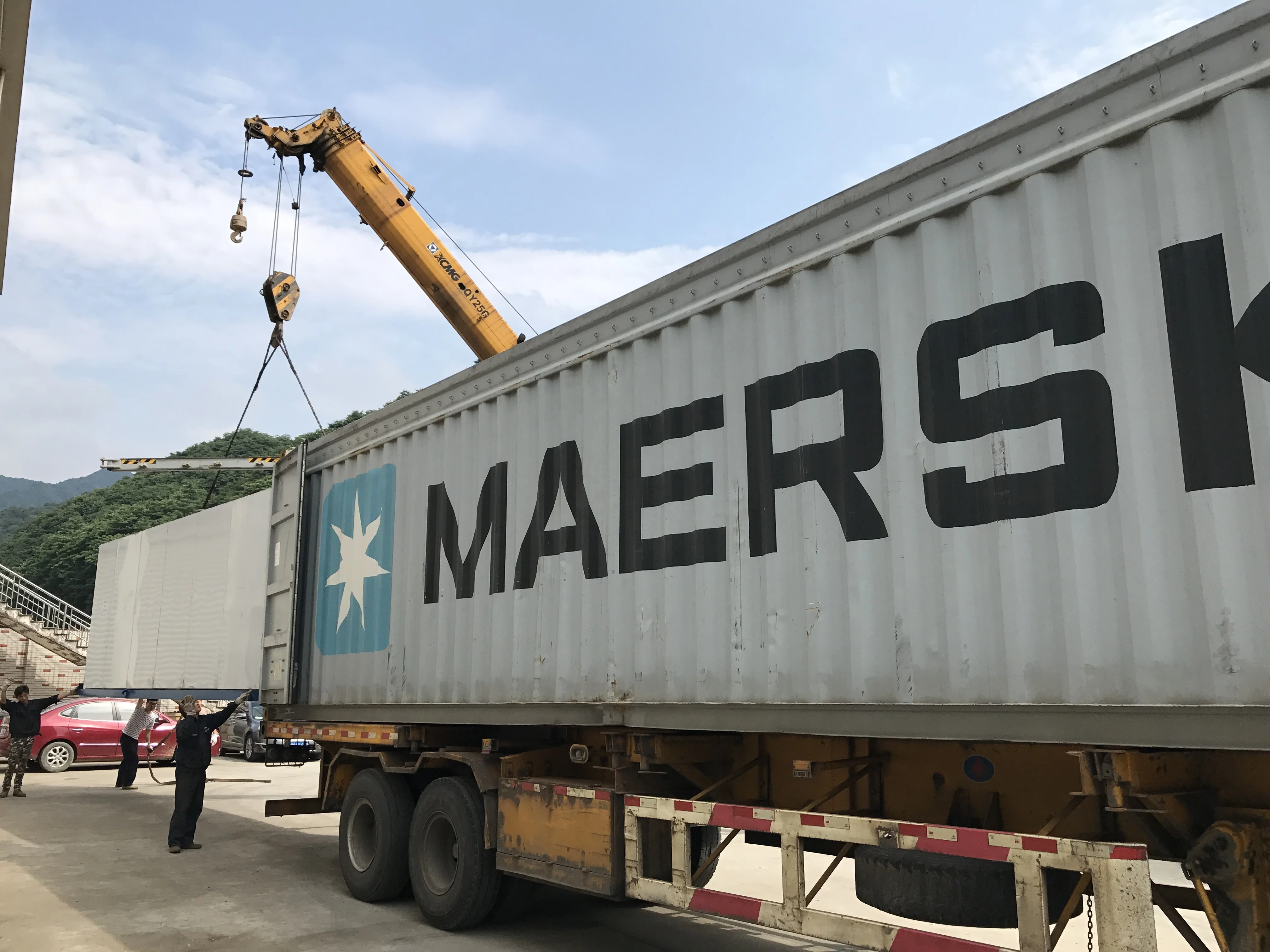 Stainless Steel Automatic 4m3 EO Gas Steam Fumigation Sterilizer Container Machine For Medical Gears Gloves