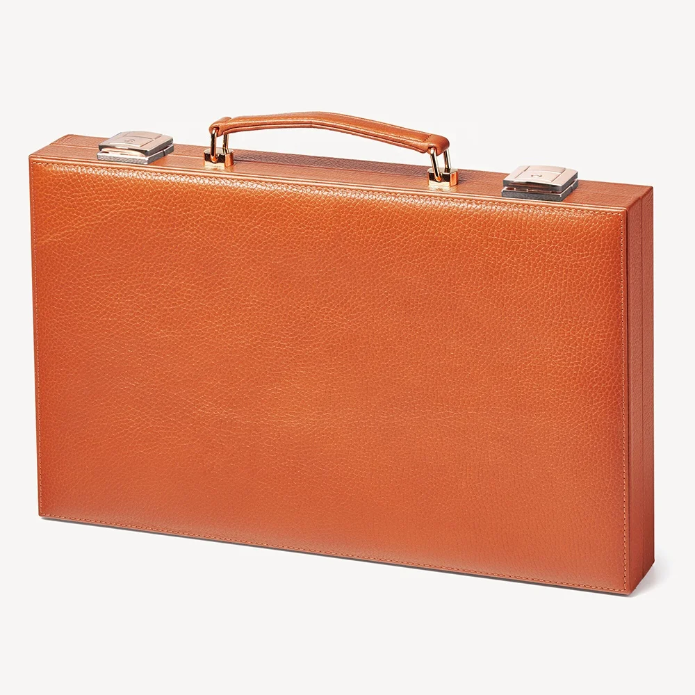 Quickly delivery directly manufacturer wholesale high quality leather board backgammon luxury game set