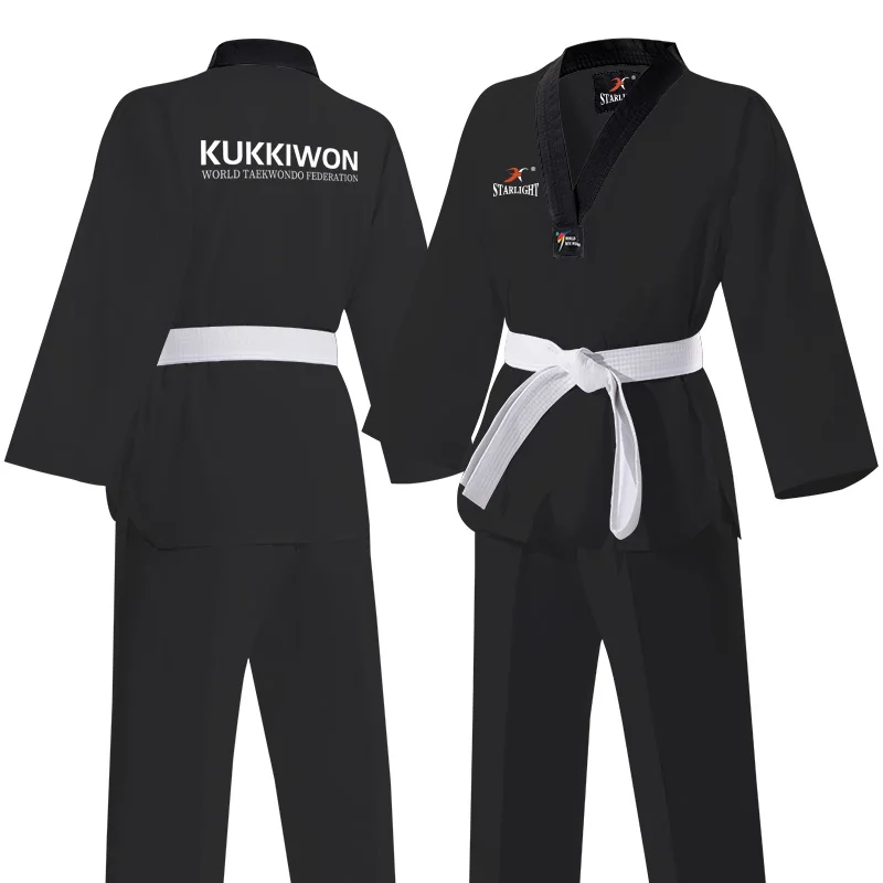 Adult children Breathable WTF dobok taekwondo uniforms