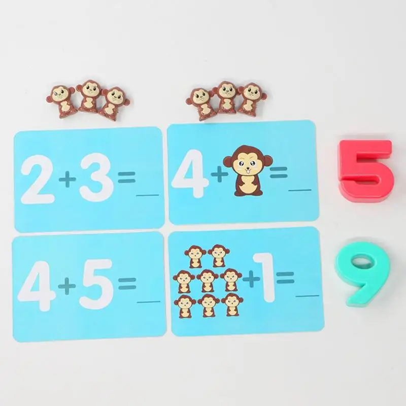 Детская развивающая математическая обезьяна