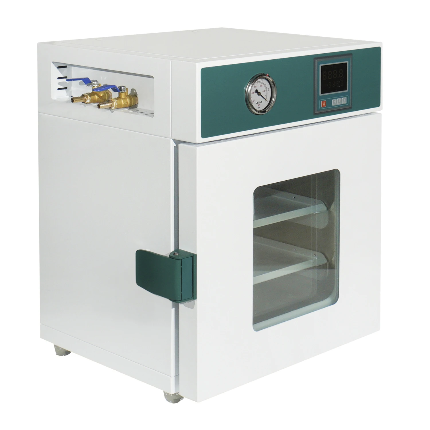 IKEME Stainless Steel Desktop Mini Incubator Lab Drying Ovens Electric Heating Vacuum Chamber Industrial Vacuum Dryer Machine