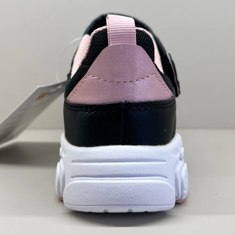 Kids Sport Shoes Casual Fitness & Walking Leather Upper with Rubber Insole & Back School Walking Net Cloth Features