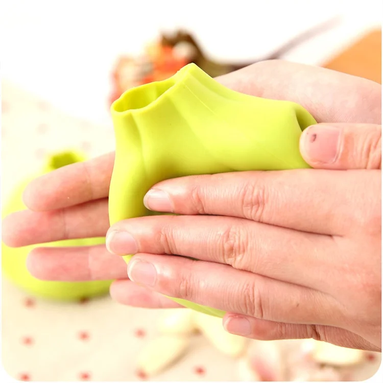 Amazon Hot Selling Food Grade Silicone Garlic Peeler For Kitchen