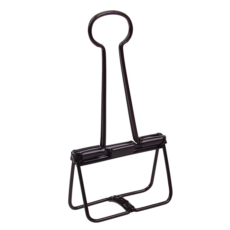 Wholesale Factory Price Rose Gold Black Metal 19mm Binder Clips Paper Clip