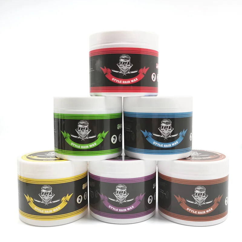 Salon Barber hair products strong hold water base private label wave pomade hair gel for men