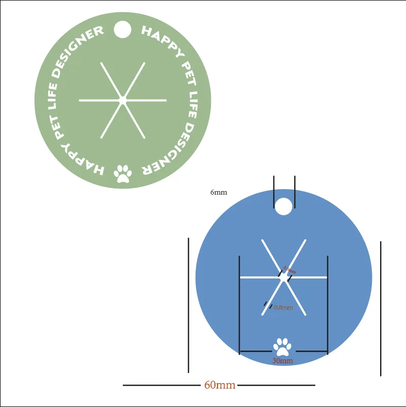 Customize Logo Portable Rubber  PVC Waste Bag Clip Dispenser Carrier Pet Dog Poop Bag Holder With Hook