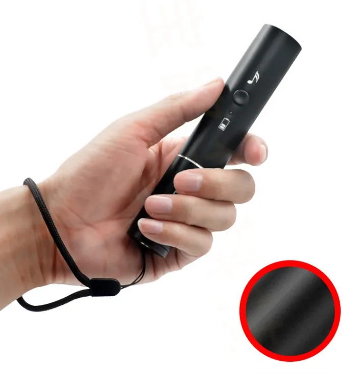 USB Charging Electronic Whistle Traffic on Duty Outdoor Survival Lighting Electronic Whistle