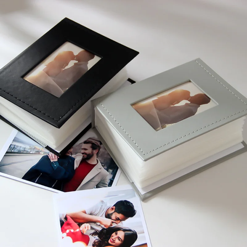 Lerp&Hot Sale PU leather 100 Pockets 6 inch 10x15 cm Photos Fotos Wedding Photo Album, 4x6