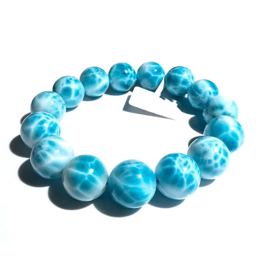 Selling Natural Larimar Bracelet High Quality Dominican Crystal for Decoration Fine Jewelry Bracelets