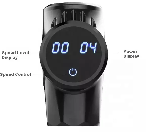 Best Professional Fitness Lose weight LED Digital 20 speed Deep Tissue Vibration Body Muscle Relax Gym Home Use Massager Gun