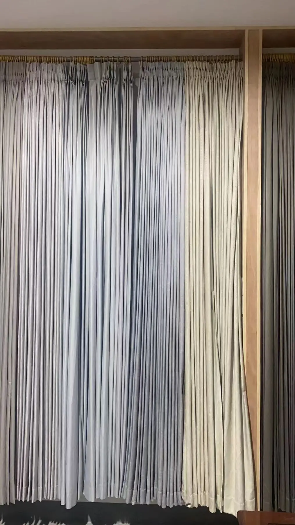 100% Shading Rate Blackout Curtain Fabric 100% Polyester Poly  Home Textile Fabric