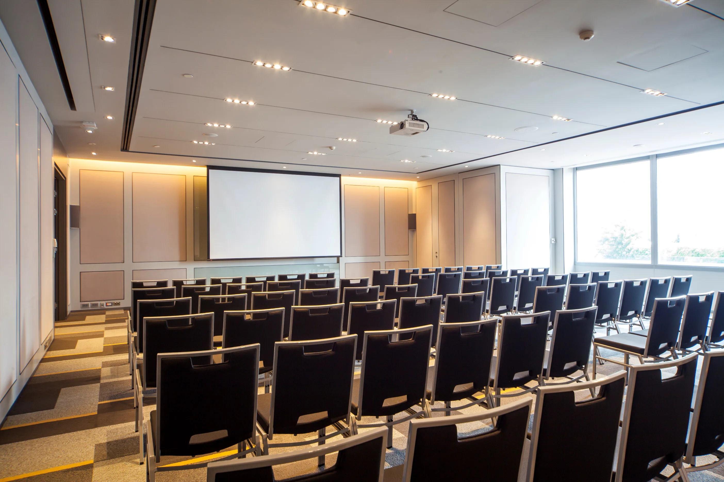 Guangzhou office separation wall acoustic sliding folding partition conference room operable panel space division