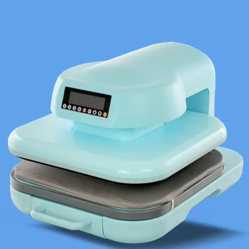 Erasmart Small Flat Heat Press Machine Elite Auto Open Heat Press Transfer Machine