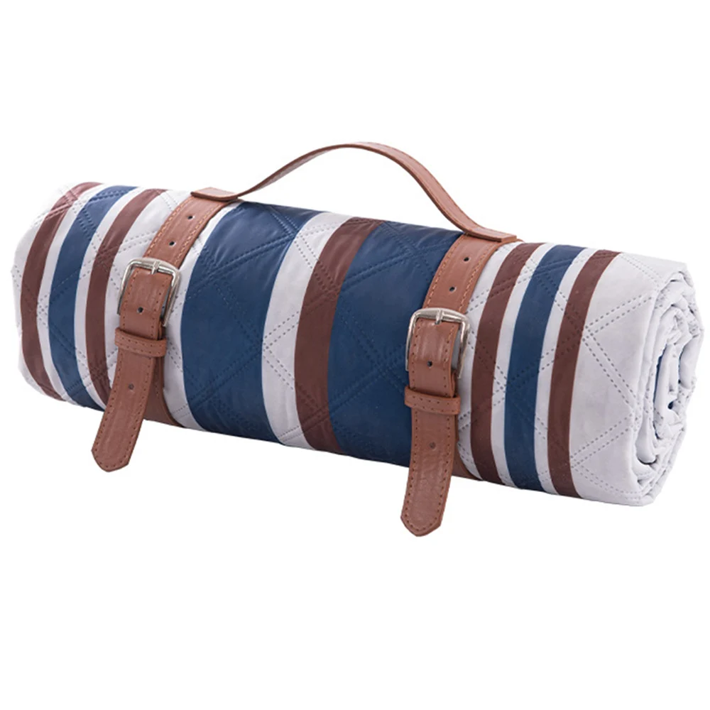 Factory Wholesale Beach Mat Camping Mat Blanket Camping Mat With Leather Strap