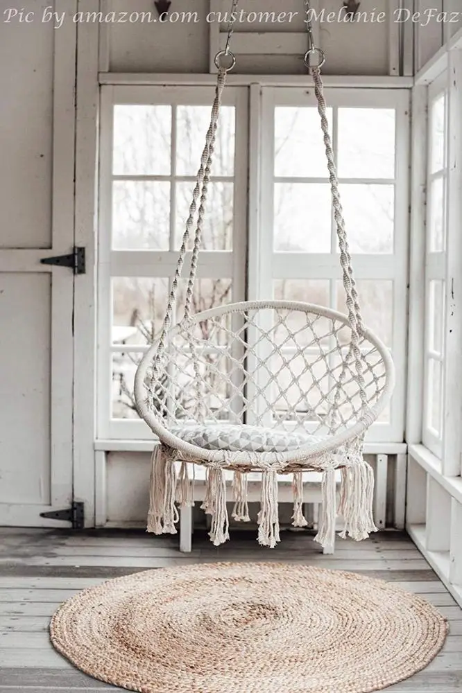 Patio Swing swing chair hammock macrame pod chair indoor or outdoor chair garden furniture