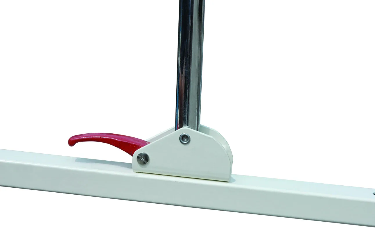 Collapsible 6 Bars Hospital Bed Accessories Stainless Steel and Nylon Foldable Side Rail Portable Nursing Furniture