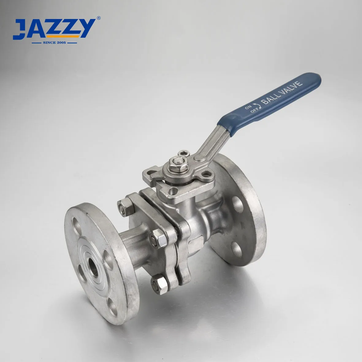 JAZZY Stainless Steel 2PC 3PC Flanged Ball Valve with Mounting Pad Wafer Flanged Ball Globe Gate Valve Stainless steel valve